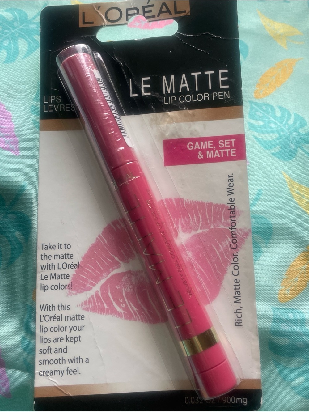 L'Oreal Le Matte Lip Color Pen - Pink (Game, Set & Matte)